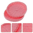 thumbnail image 4 of KAKOWELY 2 bandejas tejidas en miniatura, cestas para pan y frutas, accesorios para casas pequeñas, 4 of 5