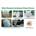thumbnail image 4 of Mantas anticongelantes para plantas de exterior, protección contra el congelamiento, tela no tejida, reutilizable, transpirable, paquete de 4 chaquetas para arbustos de invierno con cordón, material, 4 of 5