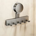 thumbnail image 2 of Suction Cup Hooks No Drill Strong Load Bearing Wall Mounted Towel Rack for Bathroom Kitchen Storage, 2 of 8