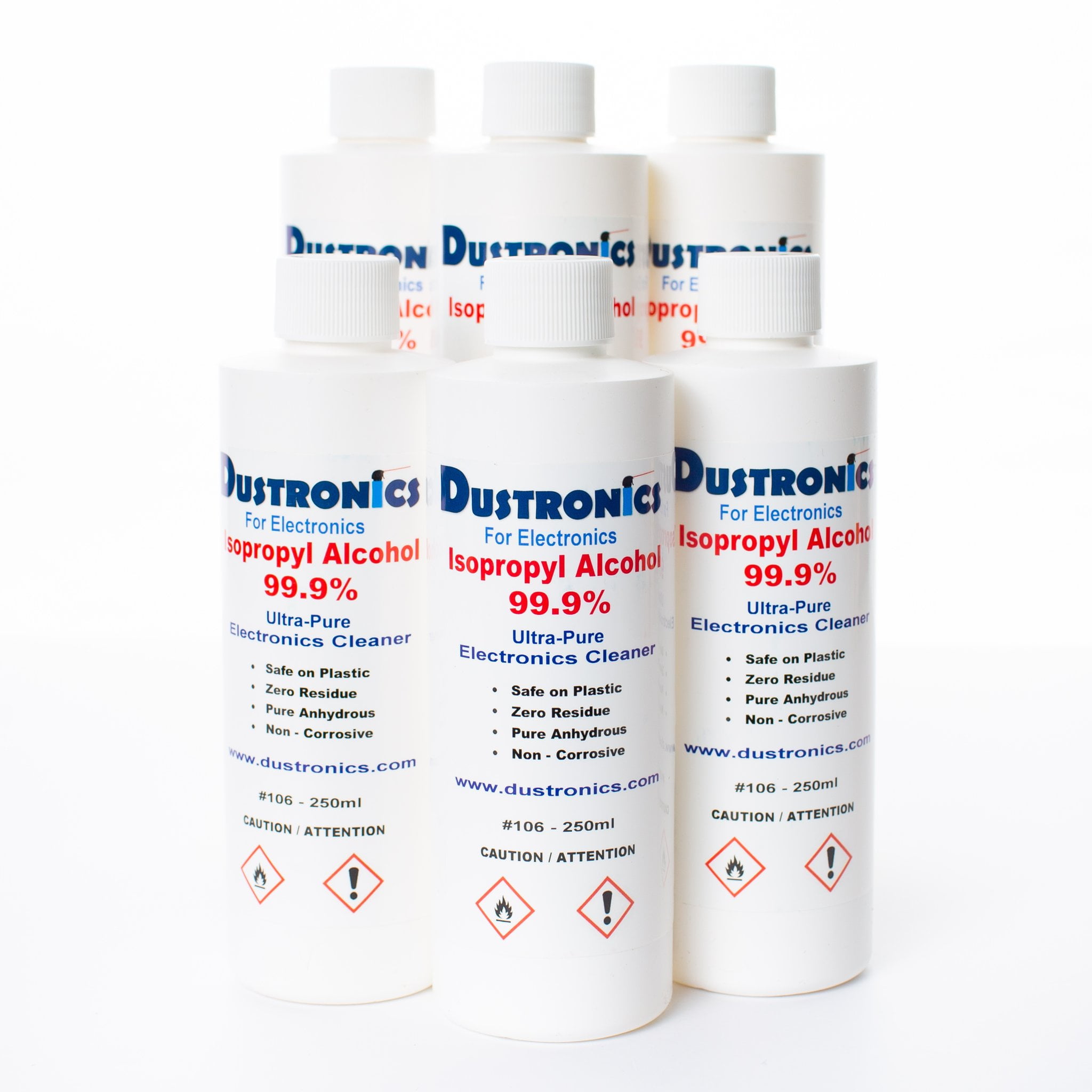 Electronic Cleaner Ultra Pure Isopropyl Alcohol 99.9, 250ML 6 PACK