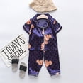 thumbnail image 4 of TIEVOSA Garçons Filles Hauts+pantalons Souris Pyjamas Vêtements de Nuit Ensembles 3-13 Ans, 4 of 4