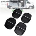 thumbnail image 4 of 4pcs Trailer Stabilizer Leg Foot Pads with Safe Locking Pin, Jack Steady Support Foot Leg Support Stop Pads Leveller Anti Sink for Travel Trailer RV Manual Stabilizers, 4 of 7