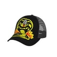 thumbnail image 5 of Cobra-Kai Baseball Cap Trucker Hat Mesh Ball Curved Brim Snapback Hat Adjustable Classic Men Women Hat, 5 of 7