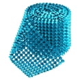 thumbnail image 3 of Uxcell Sew Stitch on Cone Spikes Studs Plastic Flat Back Spike Rivet Punk Trim Ribbon Lake Blue 1 Yard, 3 of 6