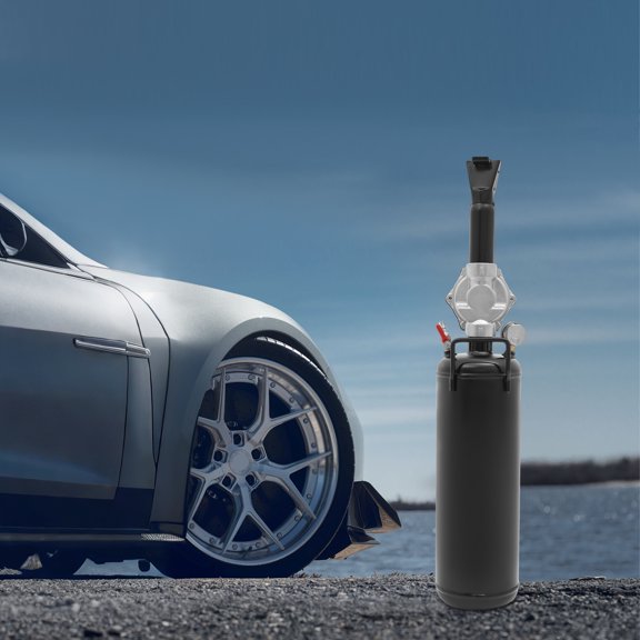 8L Tire Bead Seater Air Blaster Tool Portable Trigger Seating Inflator 2.1 Gallon For Cars, Motorcycles