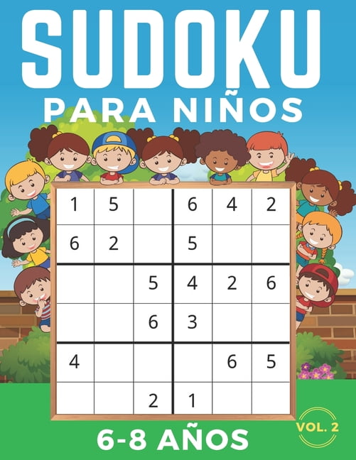 SUDOKU Para Niños 6-8 Años : 6x6 Volumen 2. Fácil, medio, libro de rompecabezas de Sudoku y sus soluciones. Memoria tren y lógica. Horas de juegos. (Paperback) - Walmart.com