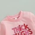 thumbnail image 4 of Bagilaanoe Newborn Baby Girl Boy Oversized Romper Sweatshirt Long Sleeve Bodysuits Letter Print Pullover 3M 6M 12M 18M 24M Infant Casual Tee Tops, 4 of 7