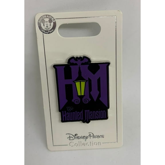 Disney Parks The Haunted Mansion Logo Pin New