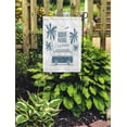 thumbnail image 2 of LADDKE Bus Vintage Retro Surf Van Palms and Gull Handdrawn Graphics Garden Flag Decorative Flag House Banner 28x40 inch, 2 of 2