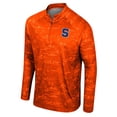 thumbnail image 2 of Men's Colosseum Orange Syracuse Orange Carson Raglan Quarter-Zip Jacket, 2 of 3
