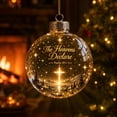 thumbnail image 5 of Plastic Light Up Christmas Ball Ornament, Warm Glow Holiday Bauble, 3.15 x 3.15 x 3.15 Inch, for Christmas Tree Window Mantel Decor, 5 of 6