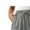 White, variant on Bermuda Shorts for Women Knee Length Summer Casual Elastic Waist Straight Leg Relaxed Fit Cotton Linen Shorts with Pockets