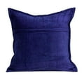 thumbnail image 5 of 20" x 7" x 20" Transitional Royal Blue Quilted Pillow Cover With Poly Insert, 5 of 5