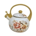 thumbnail image 1 of Hervidor de agua caliente de 2,2 l, hervidor de agua de agarre cómodo, hervidor de agua chino, hervidor de té esmaltado para el hogar y el restaurante Oro, 1 of 10