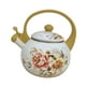 thumbnail image 1 of Olla de café Gloria esmaltada floral de 2,2 L, 1 of 9