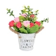 thumbnail image 1 of Simulation Flower Mini Ornaments Plastic Flower Table Floor Flower Potted Plant, 1 of 10