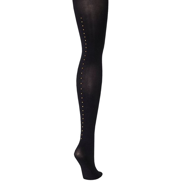 Hanes Hanes Women's Control Top Embellished BackSeam Tight, Style 0B921