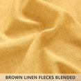 thumbnail image 4 of Yellow Gold Curtains 45 Inch Length for Kitchen Fall Decor 2 Panels Set Rod Pocket Short Semi Sheer Linen Textured Mustard Golden Yellow Curtains for Bathroom Small Window Sunflower Colored 52x45 Long, 4 of 8