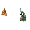thumbnail image 1 of Estatua del Corazón de Jesús,Estatua del Sagrado Corazón de Jesús para decoración del hogar,Figura católica de Jesús,Figura de escritorio,Estante de estatua de pavo real para, 1 of 8