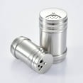 thumbnail image 3 of Stainless Steel seasoning 2 Pack Seasoning Bottle with Stainless Steel Dredge Shaker BBQ Dry Rub Spice Shaker Cooking Kitchen Gadget with Rotatable Cover, 3 of 6