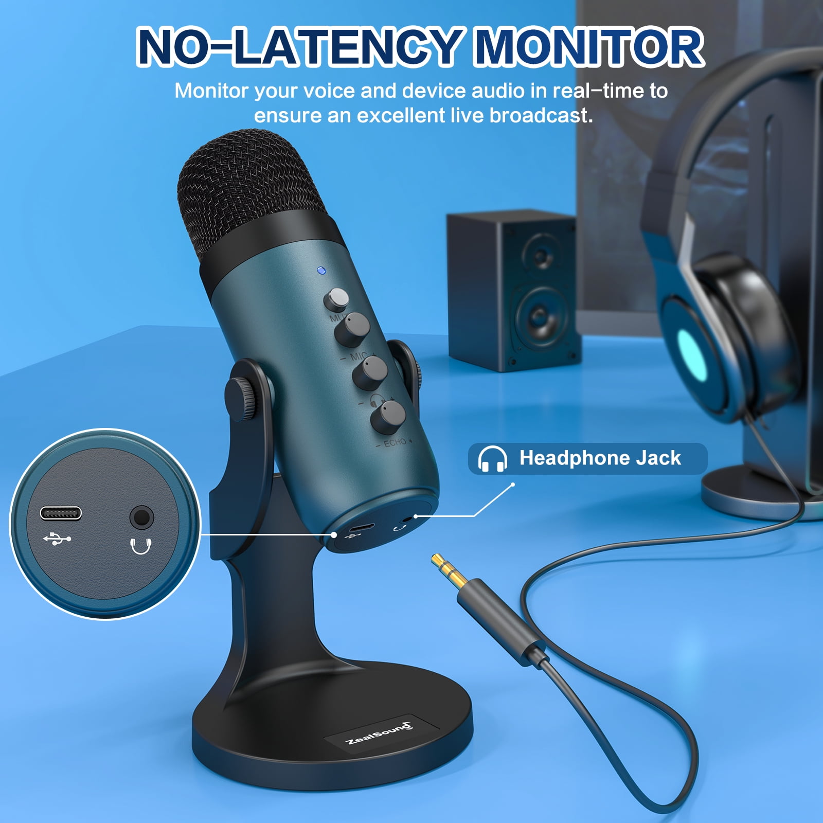 UK- Extreme discounts - bargains, coupons, deals and more. - ZealSound USB  Microphone Condenser Recording Microphone Kit, Plug & Play Microphone for  Phone, Laptop, MAC Windows, ASMR Garageband Smule Stream 