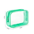 thumbnail image 3 of SPOORYOO Multifunctional Transparent Cosmetic Bag,Colorful Portable Storage Bag For Traveling Accessible,Quick And Easy To Use,For Easy Storage And Travel., 3 of 8