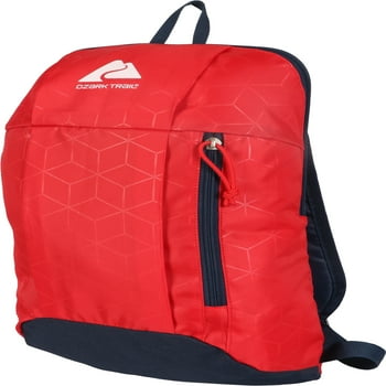 Ozark Trail Adult 10 Liter Backpacking Daypack, Unisex, Red
