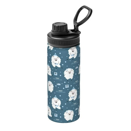 

Ocsxa Christmas sheep Print 18oz Stainless Steel Water Bottle Unisex Water Bottle Insulated Sports Water Cup Flask for Cold Water Drinks/Sports/Travel/Car/School
