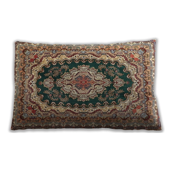 Ahgly Company Outdoor Rectangular Traditional Lumbar Throw Pillow, 13 inch by 19 inch