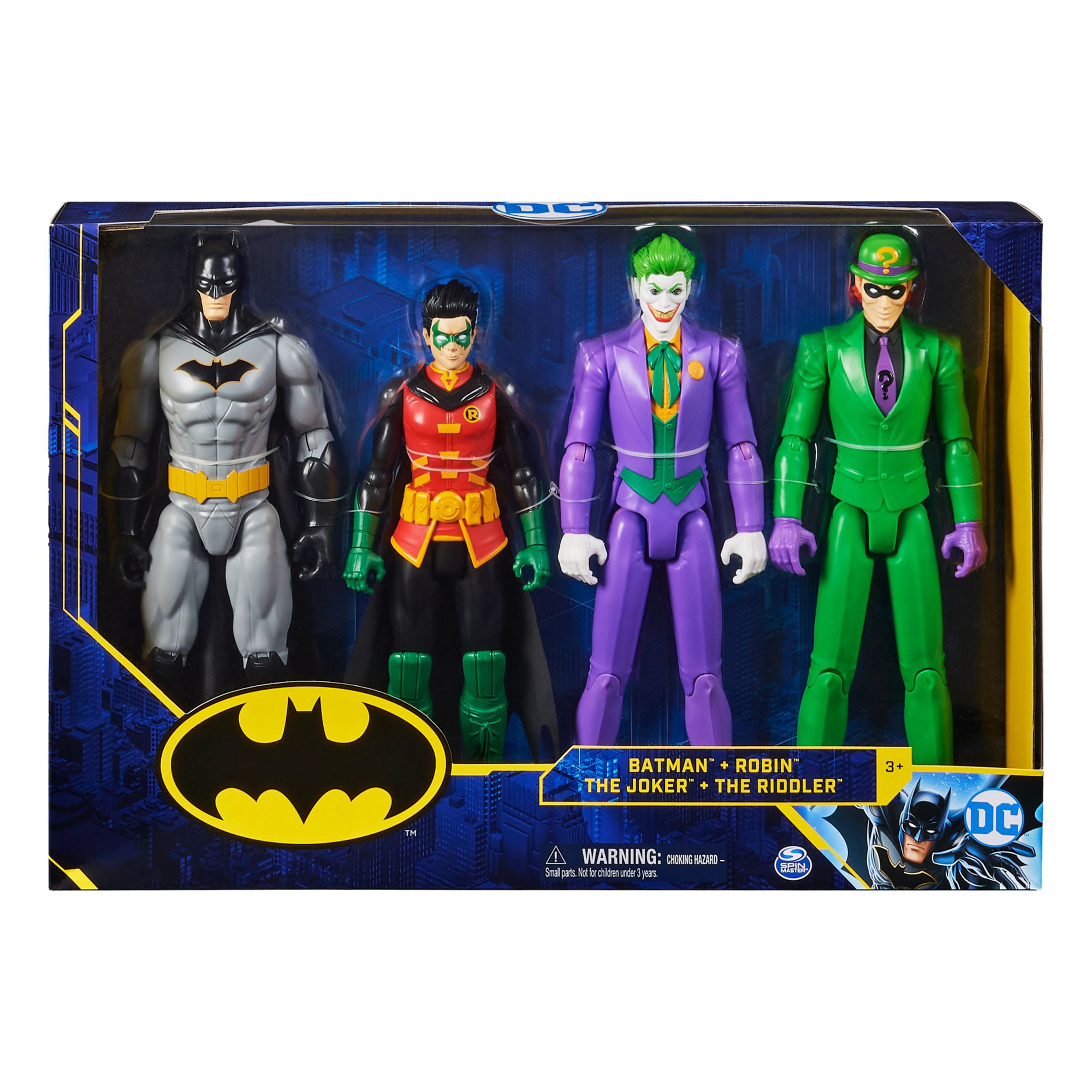 DC COMICS JUSTICE LEAGUE 6" inch figures Batman Superman The Flash Robin Joker 