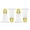 10CM, variant on Set Of 4 Acrylic Clear Furniture Legs set Modern Clear Replacement Feet Upgrades Legs for Sofa Chair & Cabinet Projects