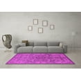 thumbnail image 3 of Ahgly Company Indoor Round Oriental Pink Industrial Area Rugs, 4' Round, 3 of 4