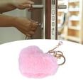 thumbnail image 1 of Keychain Pom Pom, Soft Plush Portable Size  Fadeless Pom Pom Key Chain Wide Application Exquisite Durable  For Backpack For Phone For Bag, 1 of 8