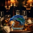 thumbnail image 4 of Funny Eagle Whisky Bottle, 3D Hawk Head Glass Decanter, Multifunctional Liquor Container for Whiskey, Wine, Cocktails, Football Fan Gift, Home Bar Display, 4 of 8