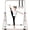 Beige, variant on Foldable Gymnastics Bar, 5-Height Adjustable Gymnastic Bars for Kids at Home,Robust & Stable for Indoor/Outdoor Using,Weight Limit 140LBS