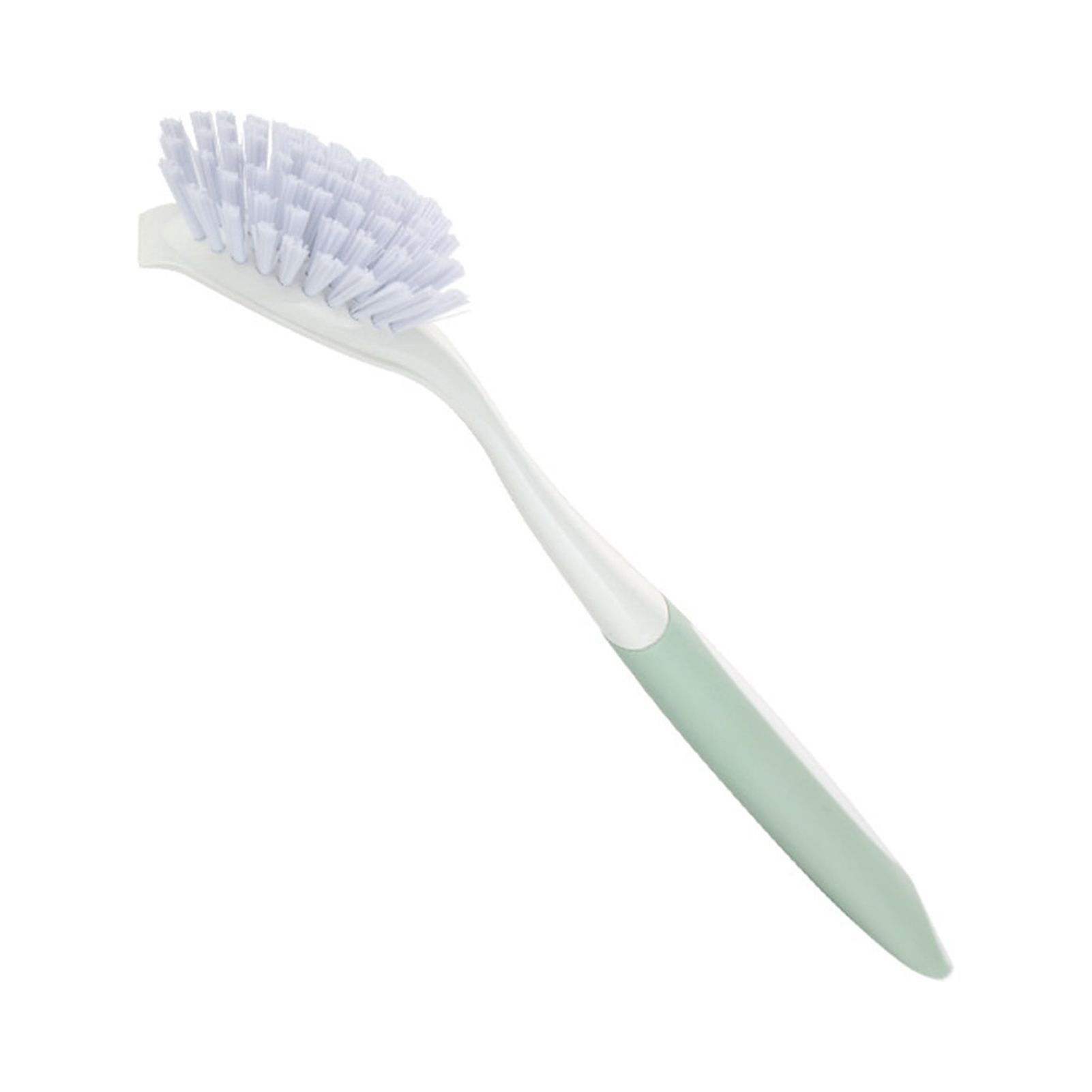 harmtty Pot Brush Dense Bristles Long Handle Spatula Brush Head Good Rebound Labor-saving Dish Washing Pan Brush Kitchen Gadget,Light Green