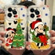 thumbnail image 2 of Disney-funda transparente de Mickey Wave para teléfono móvil Apple, carcasa suave de Navidad para iPhone 15, 14, 13, 12, 11, XS, XR, X, 7, 8 Pro Plus Max, 2 of 5