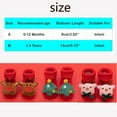 thumbnail image 4 of Aayomet Warm Infants Socks Slip Grip Ankle Baby Socks for Toddler Boys and Girls Kids Socks, Cute Cotton Baby Socks,F 1-3 Years, 4 of 4