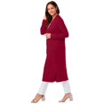 thumbnail image 3 of Jessica London Women's Plus Size Fine Gauge Duster Cardigan, 3 of 6