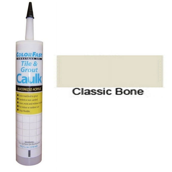 ColorFast Latex Colored Caulk - Hydroment Color Line: Classic Bone Unsanded