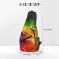 thumbnail image 2 of Colored Rainbow Sling Bag Crossbody Chest Backpack For Women Men Casual Adjustable Shoulder Daypack For Hiking Travel, 2 of 6