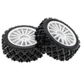 thumbnail image 6 of Tyre 4Pcs 72x45x26mm Rubber Tire Wheel Replacement For  XV-01 XV01 TA06 TT-01 TT-02 PTG-2 1/10 Remote Control Car Upgrades Parts Accessories, 6 of 7