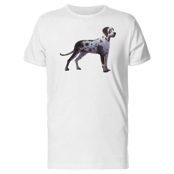 Big Dane Dog Illustration Tee Men's -Image by Shutterstock