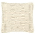 thumbnail image 2 of SAFAVIEH Baird Geometric Beaded Accent Pillow, 20" x 20", Ivory, 2 of 3