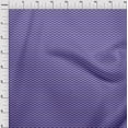 thumbnail image 4 of oneOone Georgette Viscose Medium Purple Fabric Chevron Craft Projects Decor Fabric Printed By The Yard 42 Inch Wide, 4 of 4