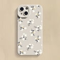 thumbnail image 3 of Funda de silicona con diseño floral de lujo para iPhone 16, 15, 14 Plus, 13 Pro Max, 12, 11, X, XS, XR, 7, 8, 16 Plus, SE, funda suave a prueba de golpes, 3 of 5