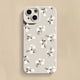 thumbnail image 3 of Funda de silicona con diseño floral de lujo para iPhone 16, 15, 14 Plus, 13 Pro Max, 12, 11, X, XS, XR, 7, 8, 16 Plus, SE, funda suave a prueba de golpes, 3 of 5
