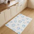 thumbnail image 3 of Entryway Rug 2'x3', Blue Pumpkin Fall Kitchen Runner Rugs Non-Slip Carpet Mats, Polka Dot Watercolor Thanksgiving Bedside Rugs Runners Washable Floor Carpet for Bathroom Laundry Room, 3 of 8