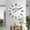 White, variant on CBJCBJ 35.5” Farmhouse Large Shiplap Round Wall Clock with Roman Numeral for Living Room Decor,White