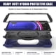 thumbnail image 3 of Funda protectora para Samsung Galaxy Tab S10 Lite / S10 FE / S9 FE 5G / S9 Tablet de 10,9''/11'', a prueba de golpes, con portalápices, correa de mano giratoria de 360° y correa para el hombro., 3 of 9
